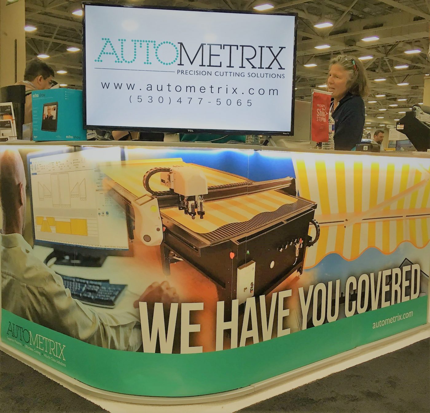 Autometrix Booth at Industrial fabric Trade Shows